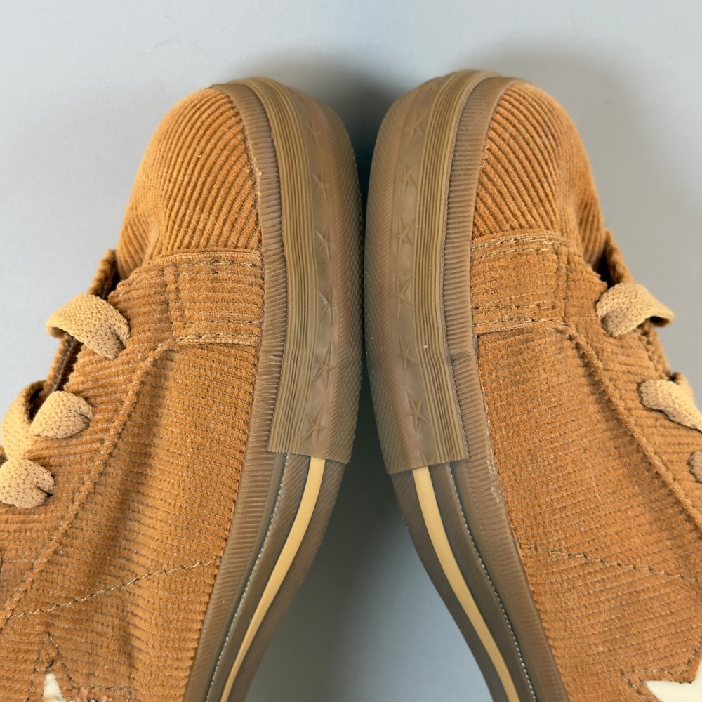Converse Chuck Taylor One Star Corduroy Womens 8 Sneaker Brown Gum Lace Low Shoe - Picture 10 of 16